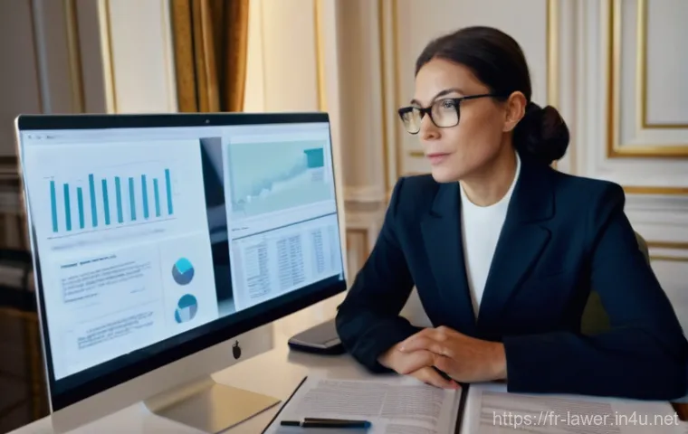 법률 변호사로서의 글로벌 진출 사례 - **Prompt 1: Deciphering Global Legal Frameworks**
    "A sophisticated French female lawyer in her l...