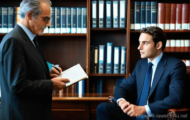 변호사 실무 초보자 팁 - **Prompt:** A focused young French female lawyer, impeccably dressed in a tailored blazer and blouse...