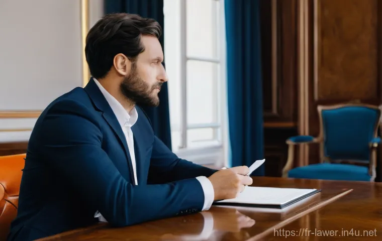 법률 변호사의 인턴십 경험 중요성 - **A young, dedicated law intern in a classic French law firm:**
    "A highly focused young law inte...