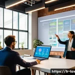 변호사 경력을 활용한 비즈니스 사례 - **Prompt 1: LegalTech Innovators Collaboration**
    A diverse group of professionals, including a s...